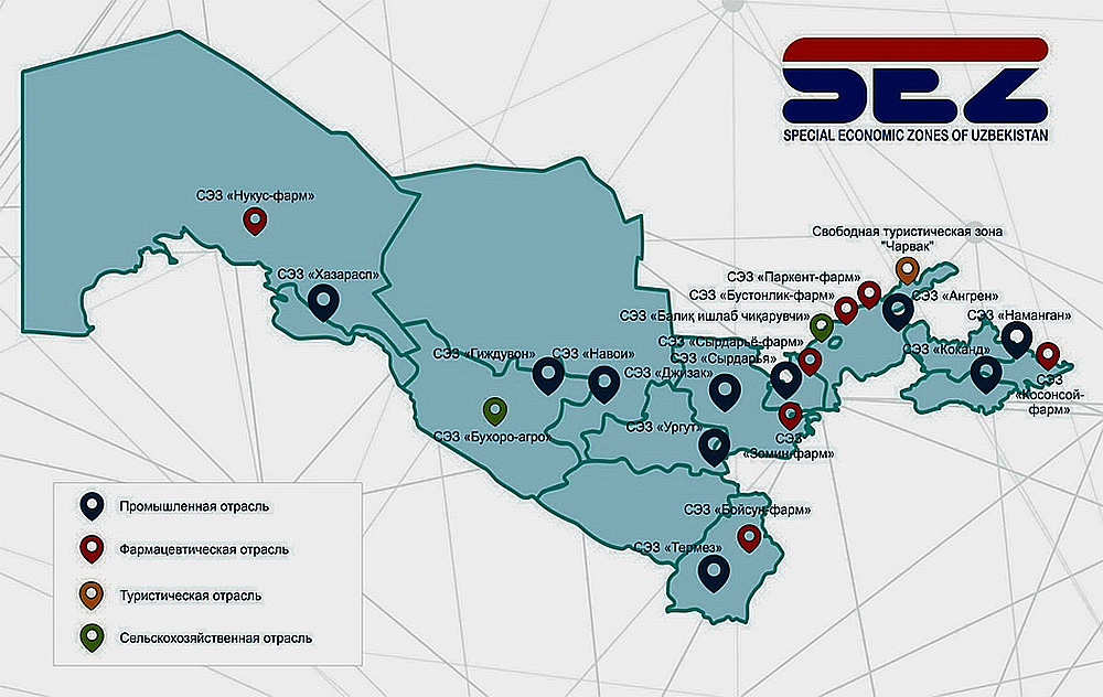 Free economic zones in Uzbekistan