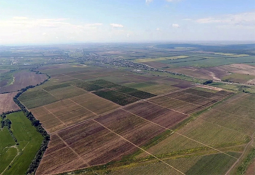 Bağ ve bahçe bulunan tarım arazisi, Krasnodar bölgesinde, Rusya