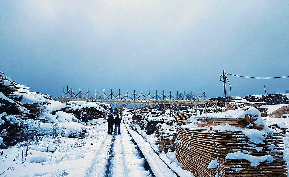 Леспромхоз в Свердловской области, Россия