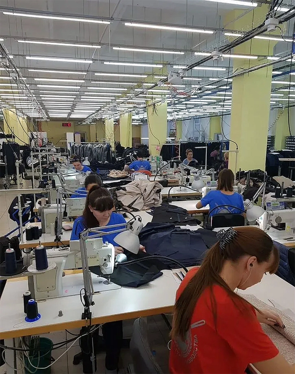 Sewing factory in Chuvashia, Russia