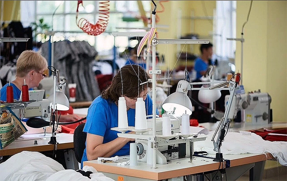 Sewing factory in Chuvashia, Russia