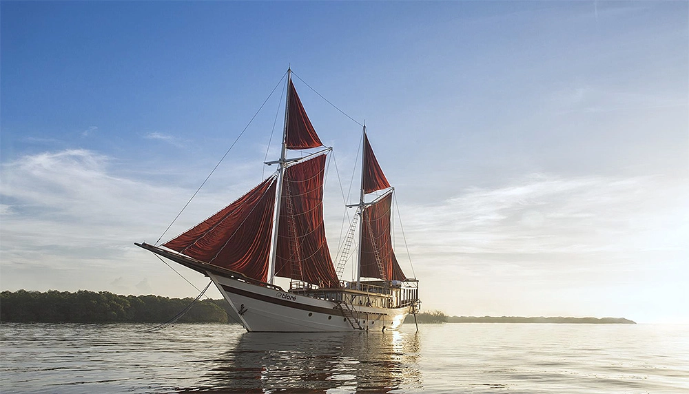 Элитный круизный морской туристический бизнес на крупной яхте в Индонезии