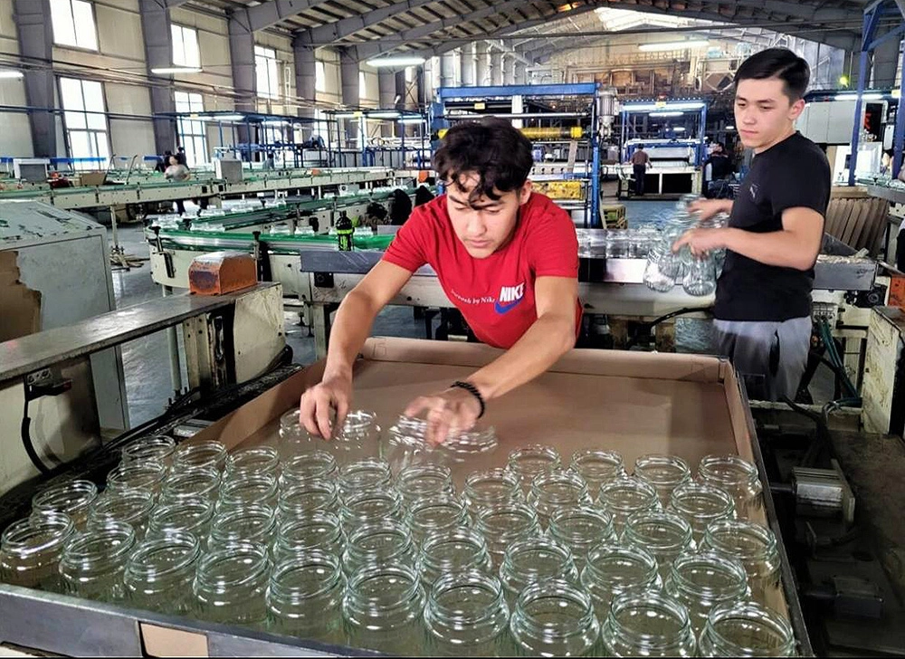 Glass bottles manufacturing plant in Kazakhstan