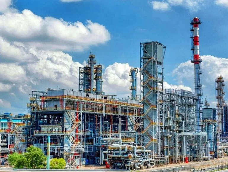 Oil refinery in Irkutsk region, Russia