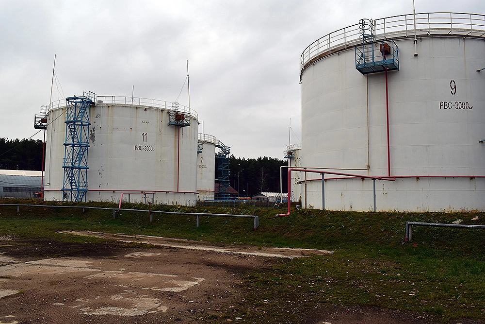 Нефтебаза в Московской области, Россия