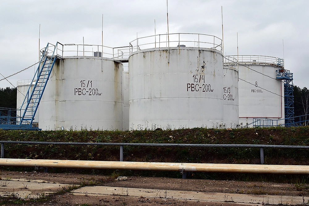 Нефтебаза в Московской области, Россия