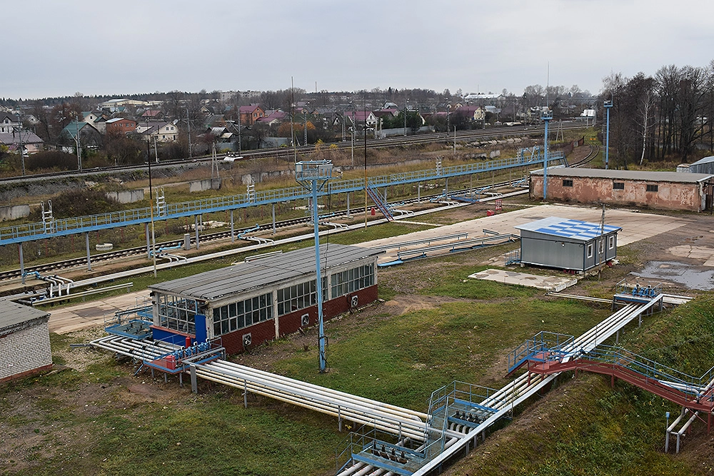 Нефтебаза в Московской области, Россия