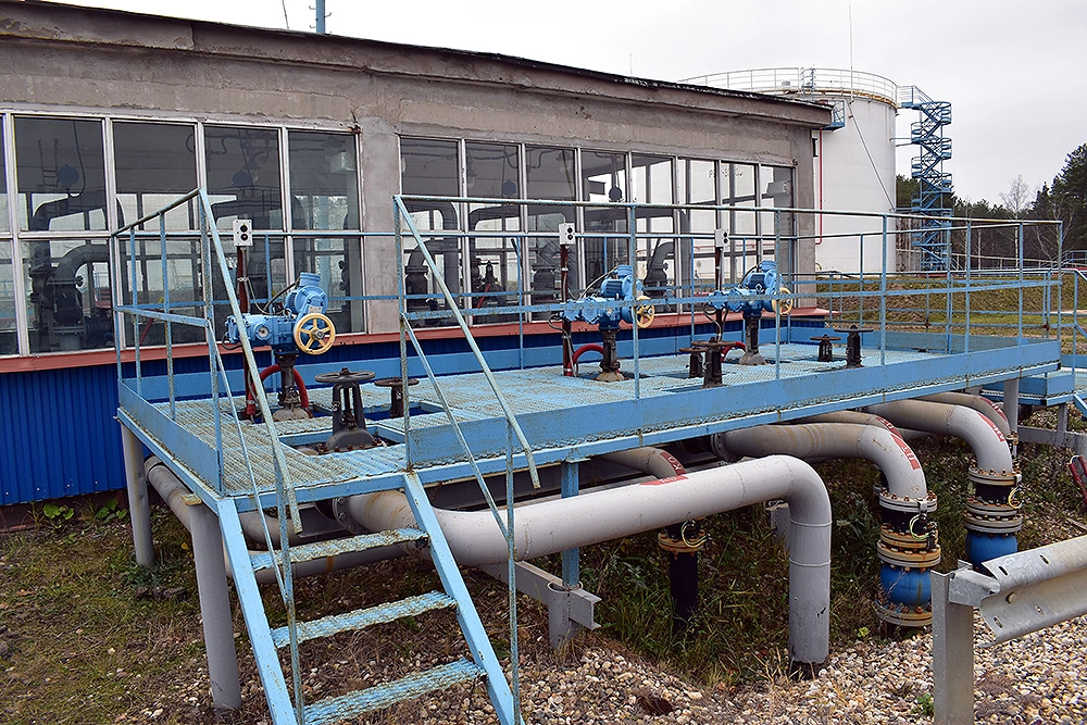 Нефтебаза в Московской области, Россия