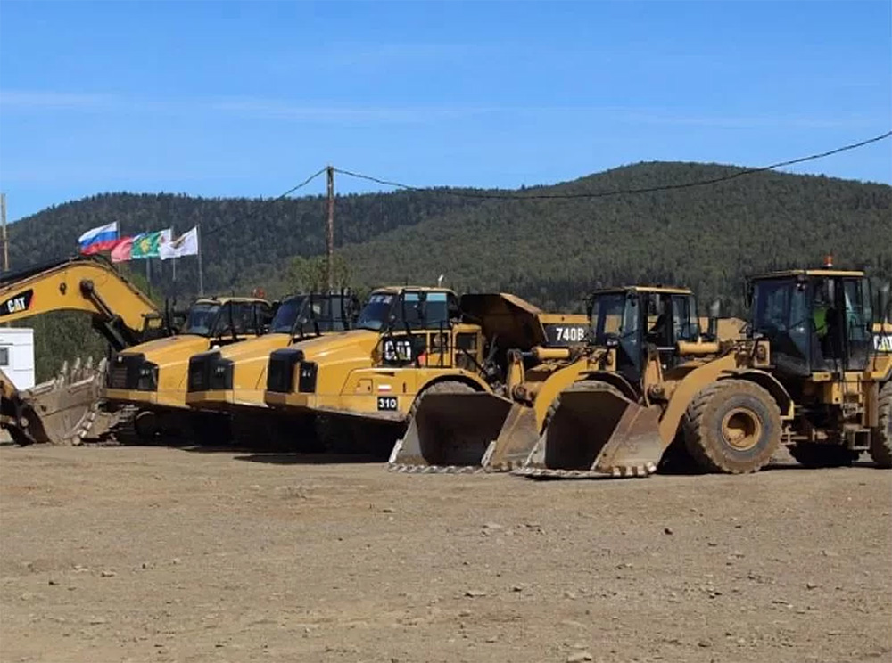 Gold mining enterprise in Buryatia, Russia