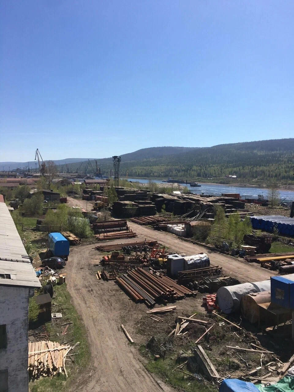 Production base in the Irkutsk region, Russia