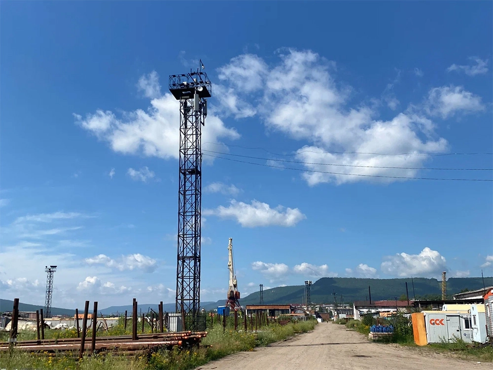 Production base in the Irkutsk region, Russia