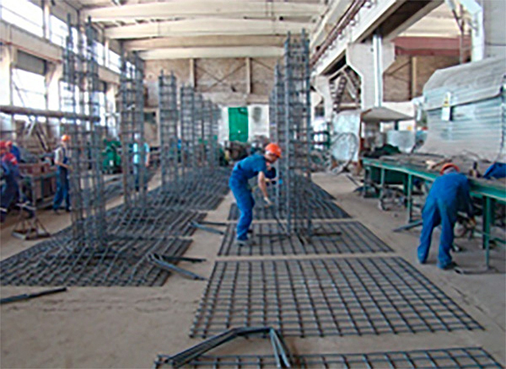 Köprü ve betonarme yapı fabrikasi, Uralsk'ta, Kazakistan