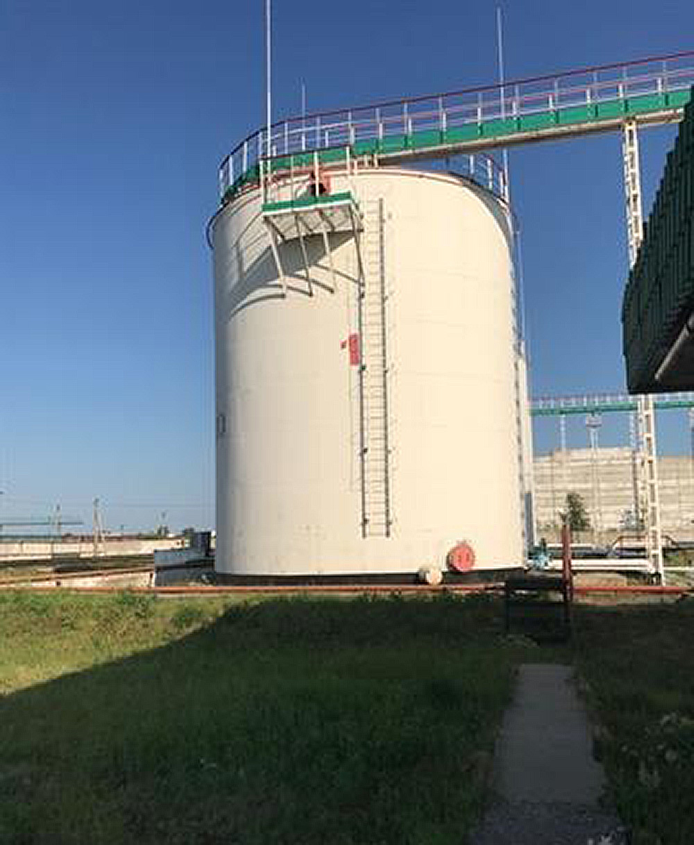 Oil depot in the North Kazakhstan region, Kazakhstan