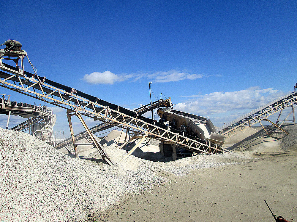 Crushed stone quarry, Kazakhstan