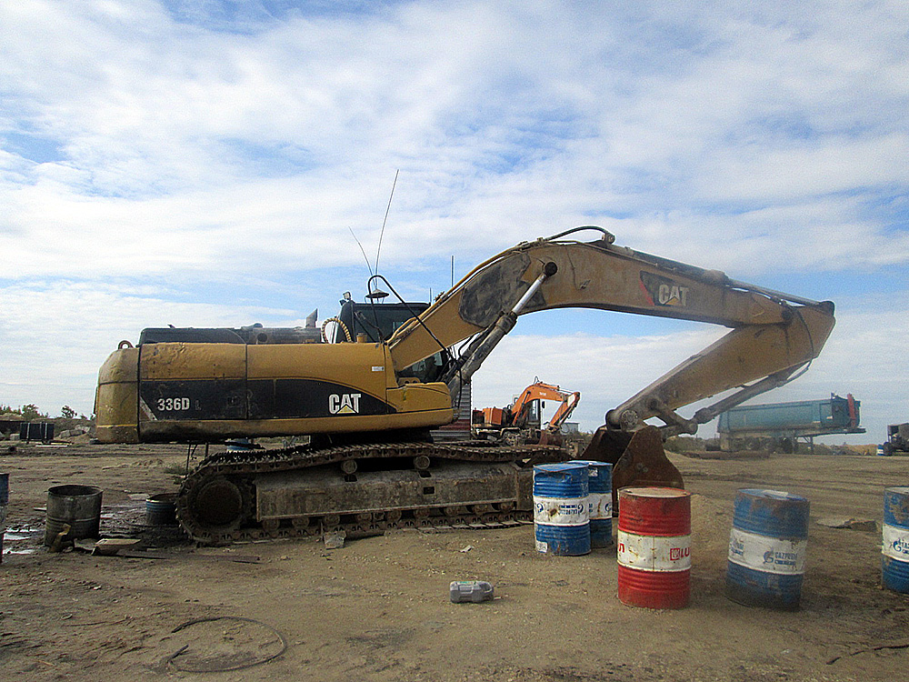 Crushed stone quarry, Kazakhstan