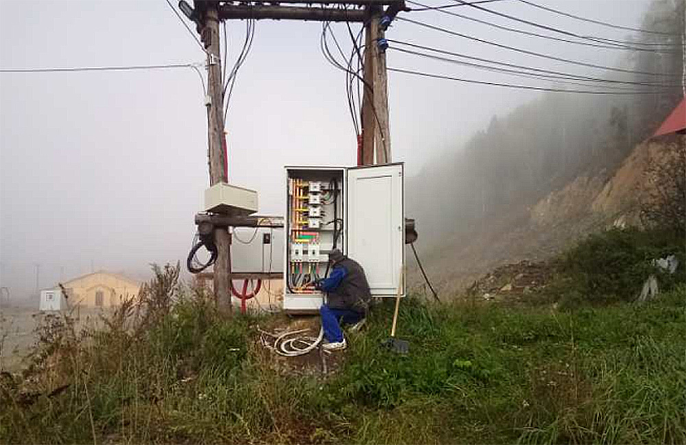 Gold deposit in Khakassia, Russia