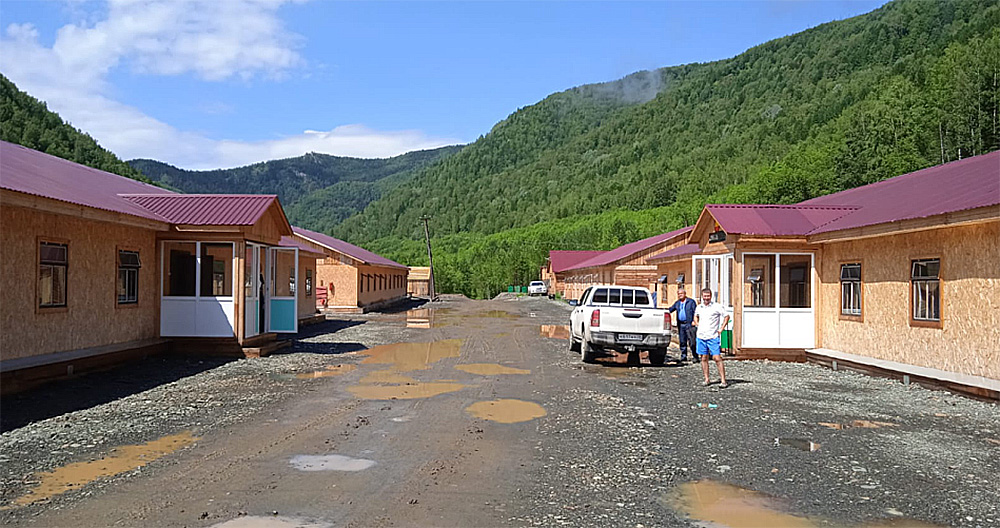 Gold deposit in Khakassia, Russia