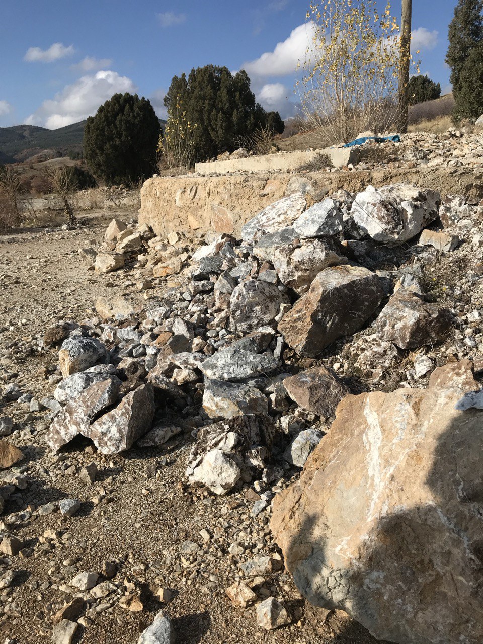 Baryte deposit in Turkiye