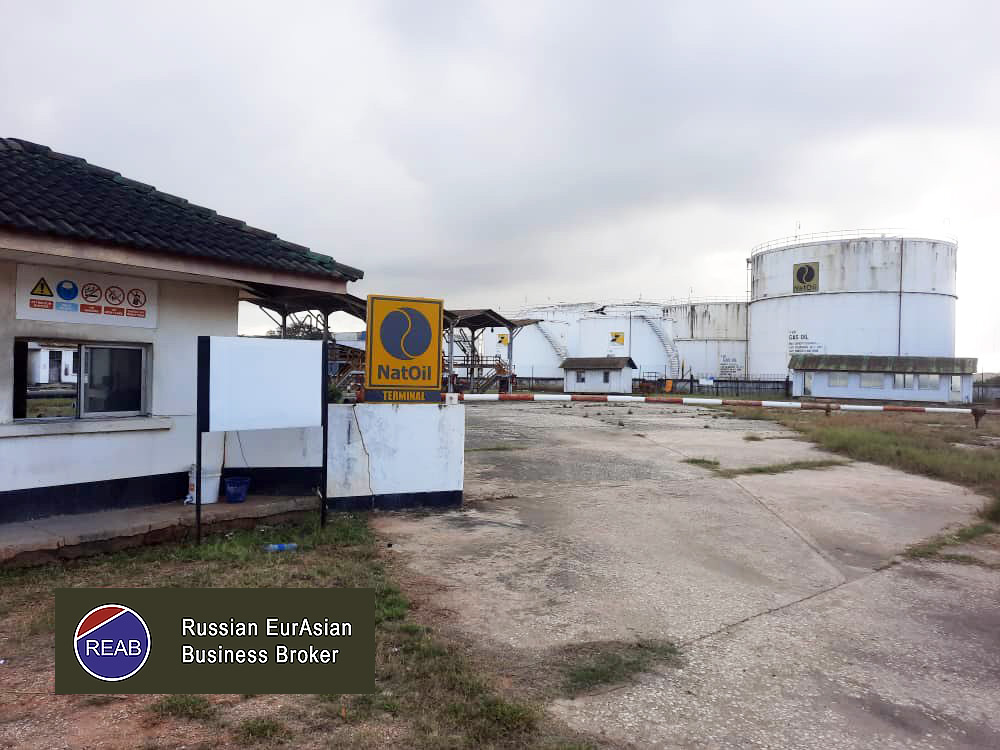 Oil depot in Zambia