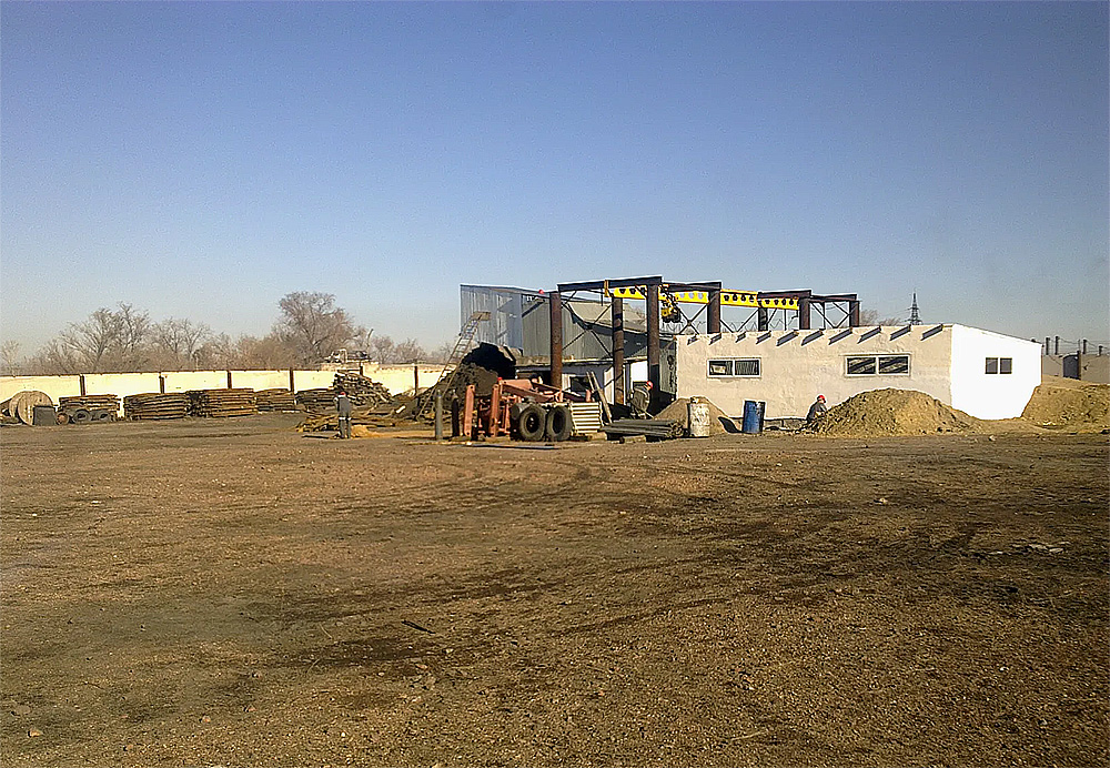 Kömür madeni, Karaganda bölgesinde, Kazakistan