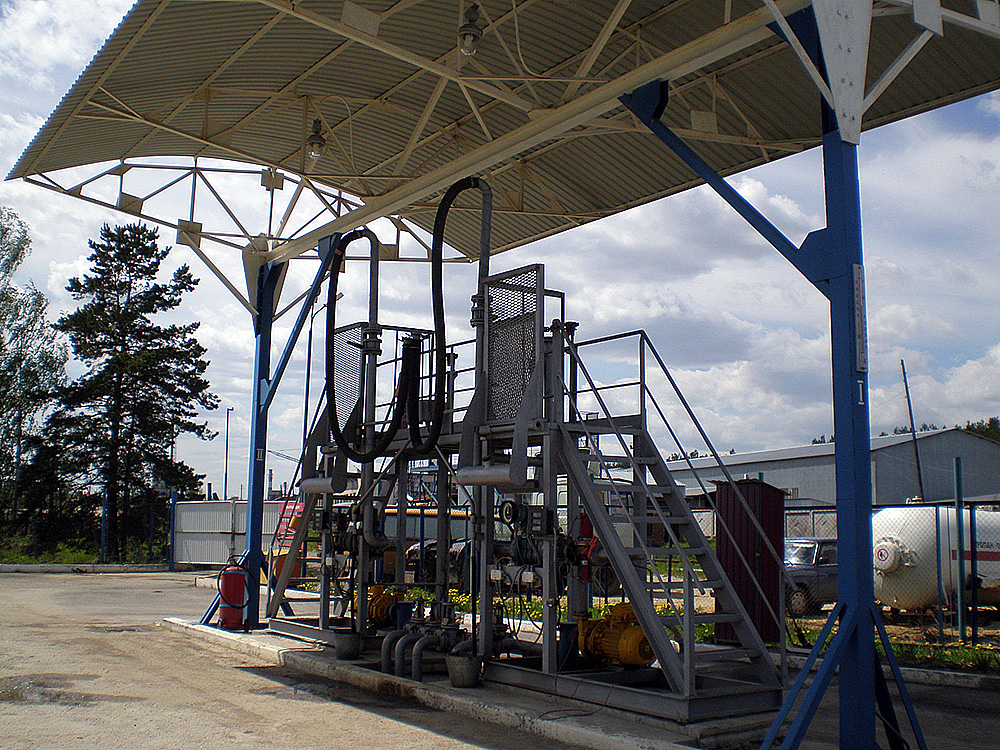 Oil depot near Yekaterinburg, Sverdlovsk region, Russia