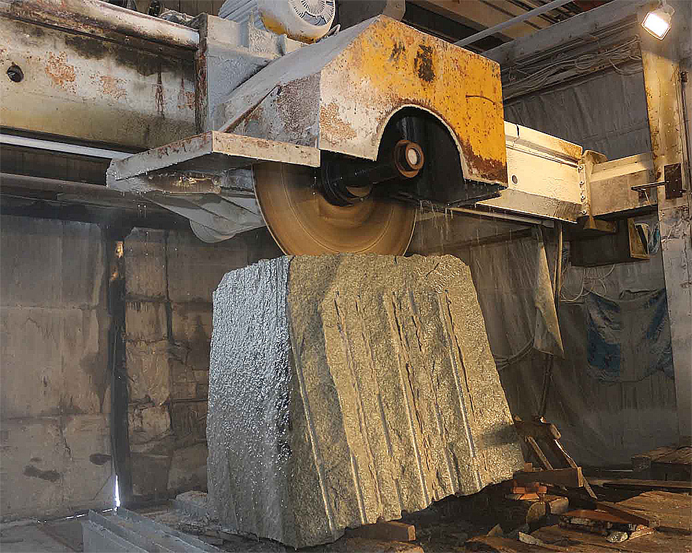 Stone processing plant in Chelyabinsk region, Russia