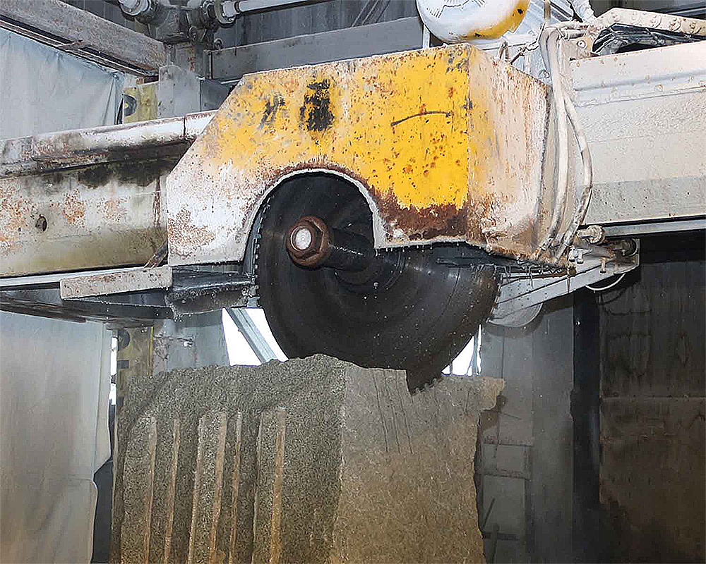 Stone processing plant in Chelyabinsk region, Russia