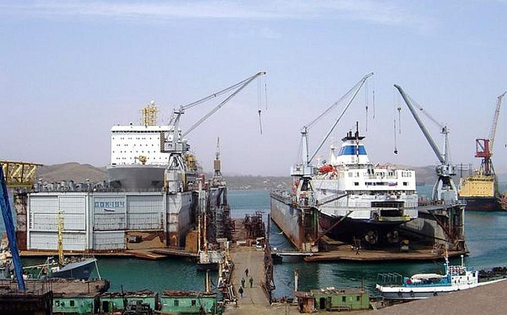 International cargo port (terminal) and ship repair plant in Primorsky Krai, Russia