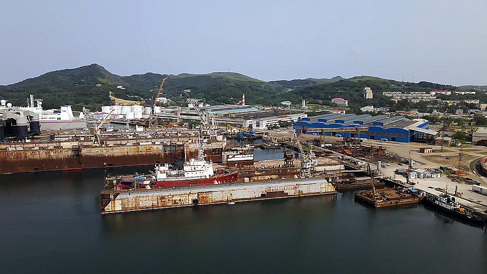 International cargo port (terminal) and ship repair plant in Primorsky Krai, Russia