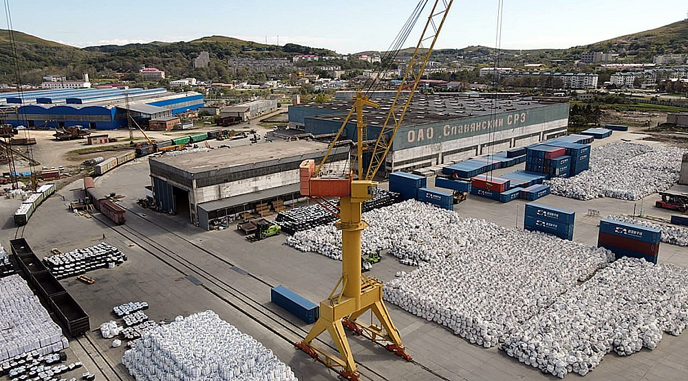 International cargo port (terminal) and ship repair plant in Primorsky Krai, Russia