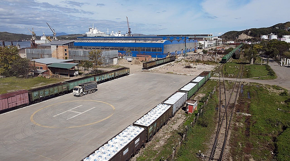 International cargo port (terminal) and ship repair plant in Primorsky Krai, Russia