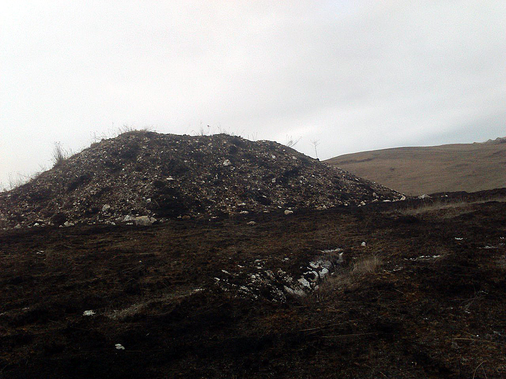 Gypsum deposit in Krasnodar Krai, Russia