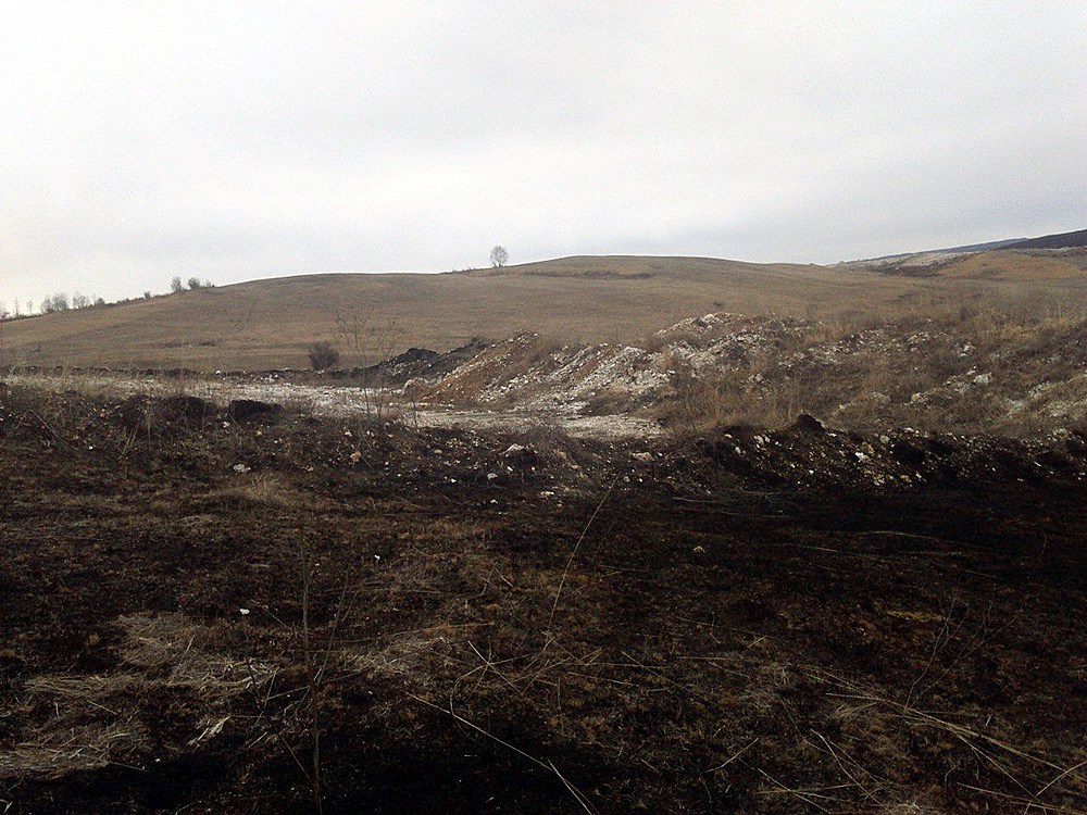 Gypsum deposit in Krasnodar Krai, Russia