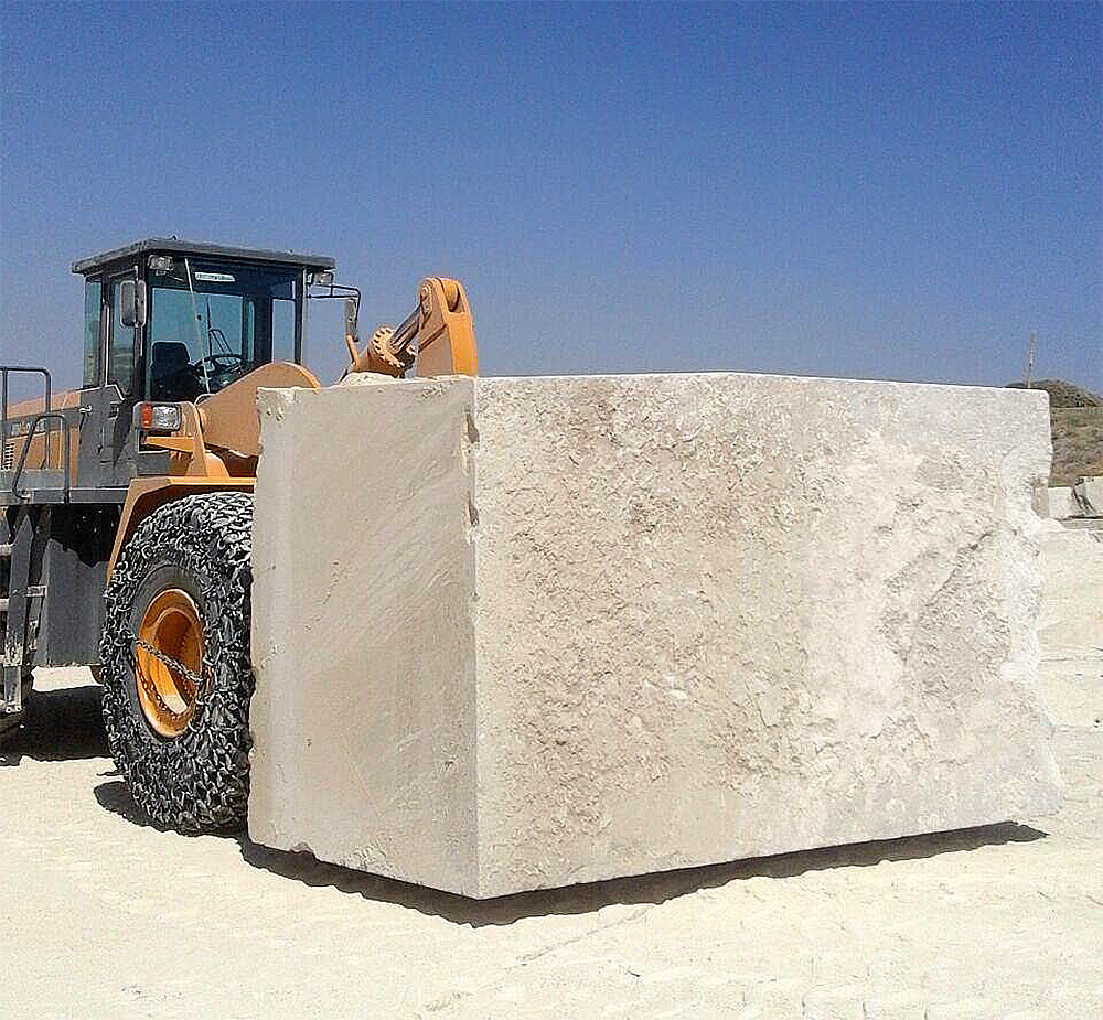 Travertine deposit in Kyrgyzstan