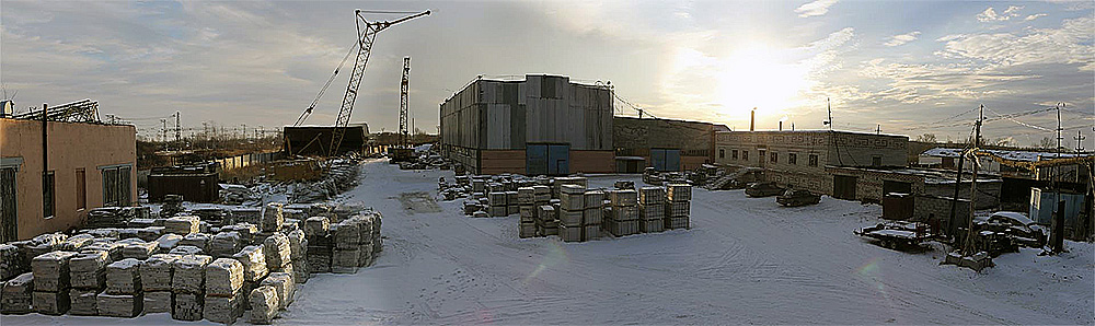 Stone processing plant in Chelyabinsk region, Russia