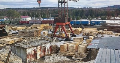 Ormancılık işletmesi, Sverdlovsk bölgesinde, Rusya
