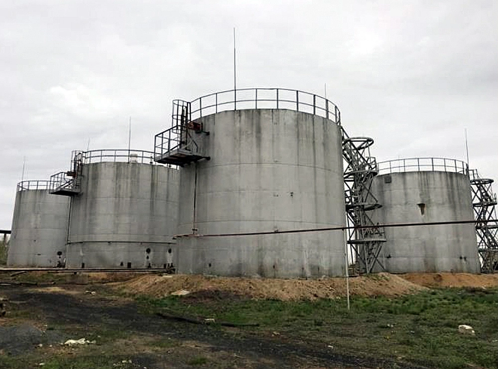 Oil depot for petroleum product storage in Kazakhstan