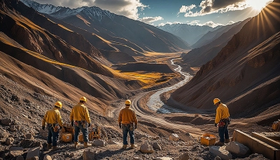 Gold, silver and copper deposit in Kyrgyzstan