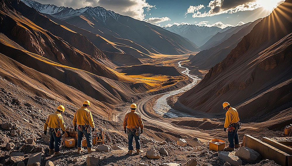 Gold, silver and copper deposit in Kyrgyzstan