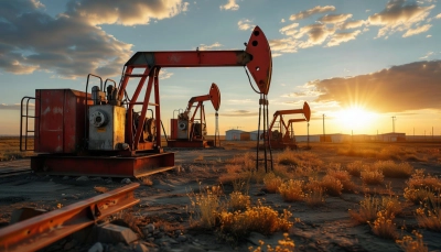 Нефтяное месторождение в Казахстане