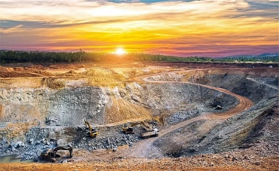 Месторождение железной руды на Южном Урале, Россия