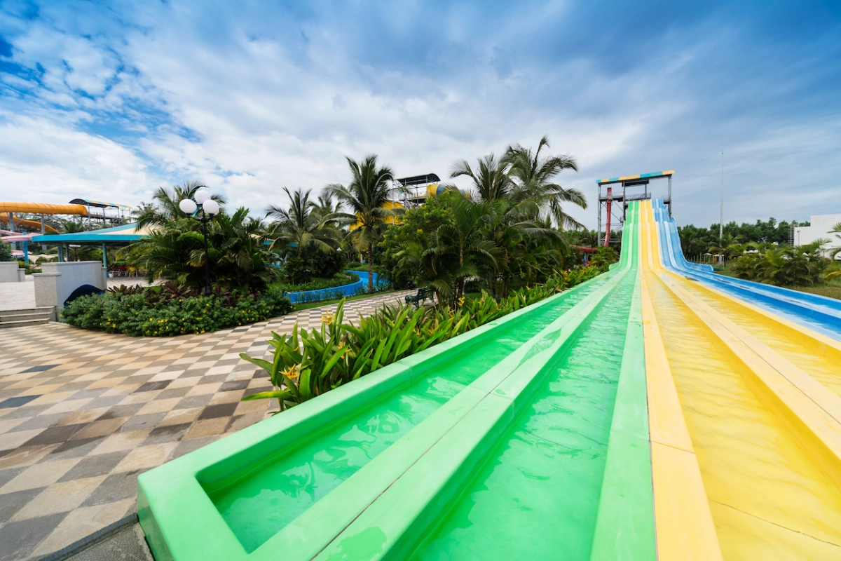 Amusement water park in Bukharest, Romania