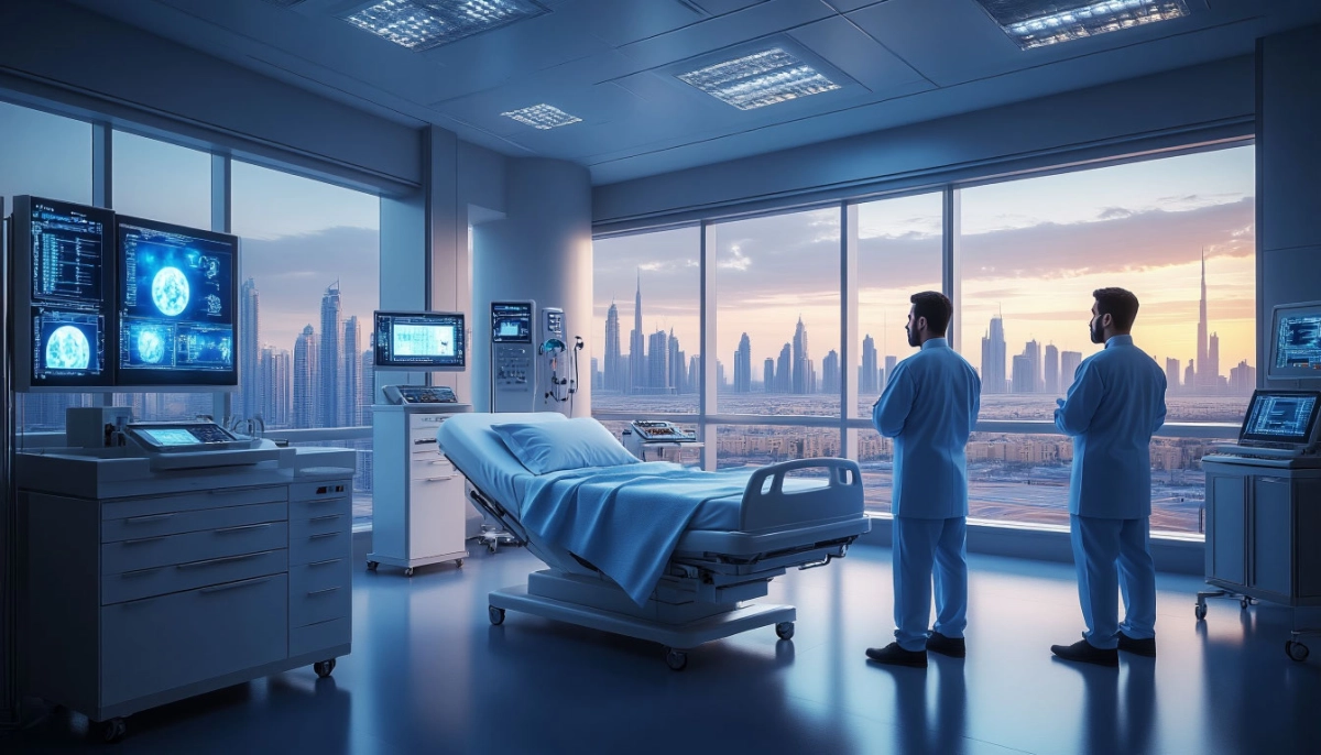 Huge multiprofile hospital in Dubai, UAE