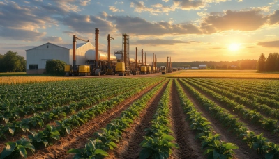 Agricultural enterprise in Krasnodar region, Russia