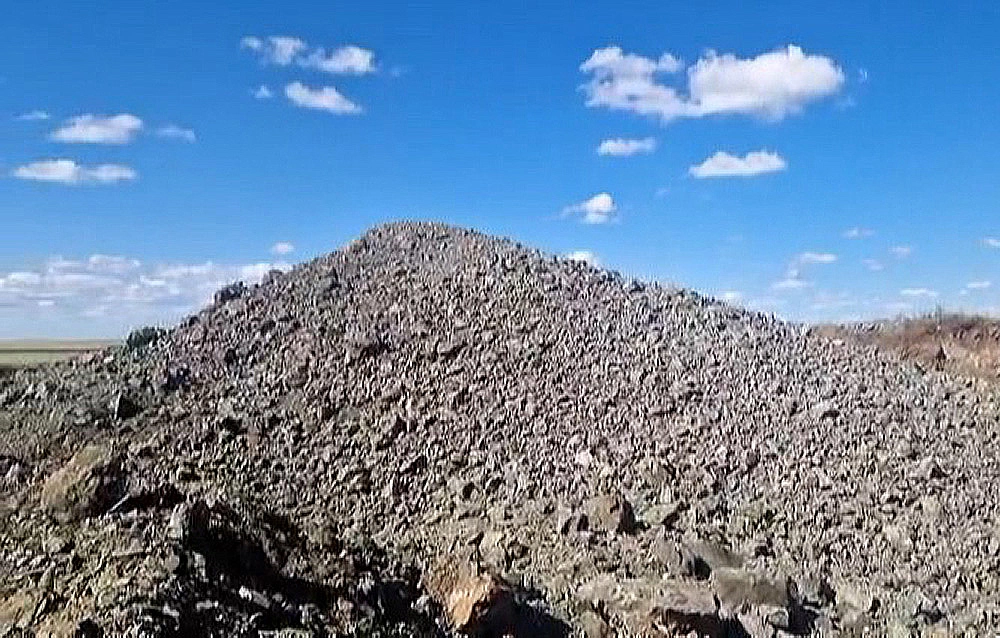 Kırmataş Ocağı, Kuzey Kazakistan Bölgesi'nde, Kazakistan