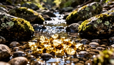 Месторождение золота в Челябинской области, Россия
