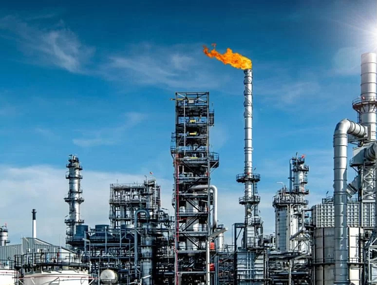 Oil refinery in Irkutsk region, Russia