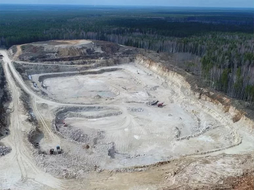 Gold mining enterprise in Buryatia, Russia