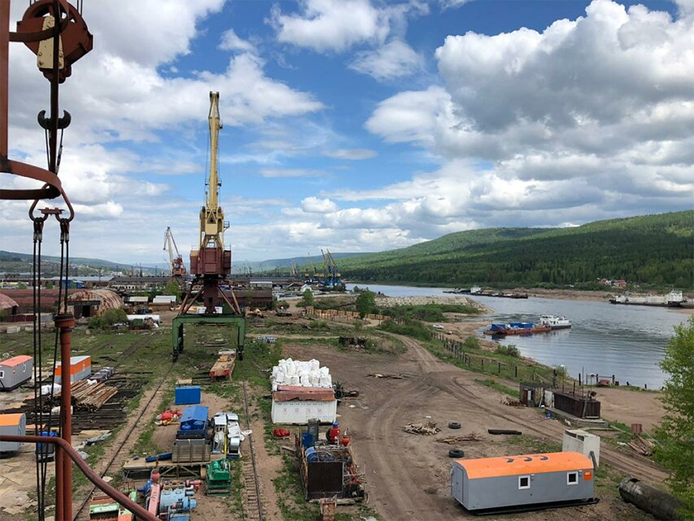 Production base in the Irkutsk region, Russia