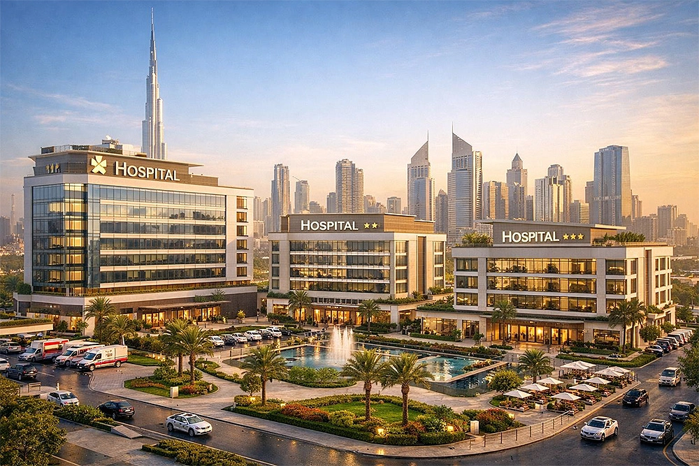 Ultra-Luxury 5-Star Hospital in Dubai, UAE